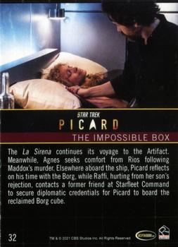 2021 Rittenhouse Star Trek: Picard Season One #32 The Impossible Box Back