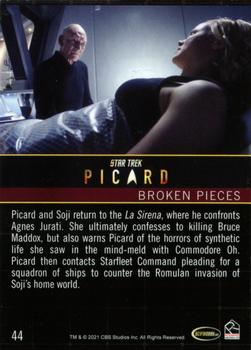 2021 Rittenhouse Star Trek: Picard Season One #44 Broken Pieces Back