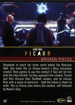 2021 Rittenhouse Star Trek: Picard Season One #48 Broken Pieces Back