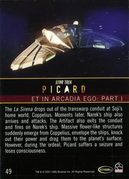 2021 Rittenhouse Star Trek: Picard Season One #49 Et in Arcadia Ego: Part I Back