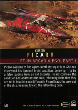 2021 Rittenhouse Star Trek: Picard Season One #50 Et in Arcadia Ego: Part I Back