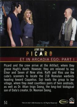 2021 Rittenhouse Star Trek: Picard Season One #51 Et in Arcadia Ego: Part I Back