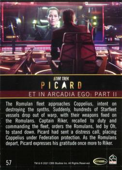 2021 Rittenhouse Star Trek: Picard Season One #57 Et in Arcadia Ego: Part II Back