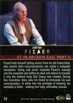 2021 Rittenhouse Star Trek: Picard Season One #59 Et in Arcadia Ego: Part II Back