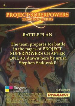 2011 Dynamite Project Superpowers #6 Battle Plan Back
