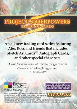 2011 Dynamite Project Superpowers - Promos #NNO Black Terror Back