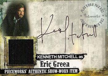 2007 Inkworks Jericho Season 1 - Pieceworks Autographs #PWA3 Kenneth Mitchell Front