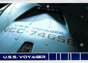 2012 Rittenhouse The Quotable Star Trek Voyager - U.S.S. Voyager #V1 NCC-74656 Front
