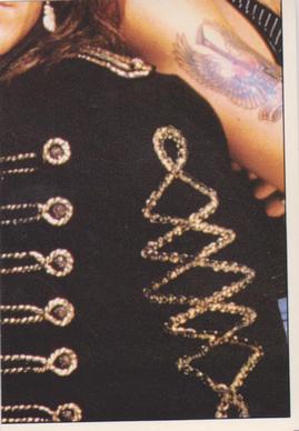 1990 Panini Fan Club Collection Pop Star Stickers #26 Bon Jovi Front