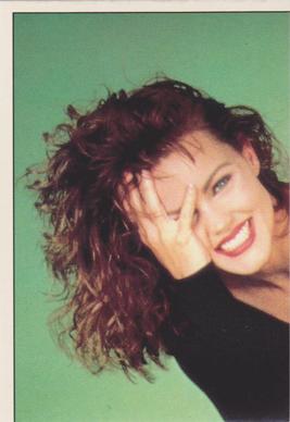1990 Panini Fan Club Collection Pop Star Stickers #32 Belinda Carlisle Front