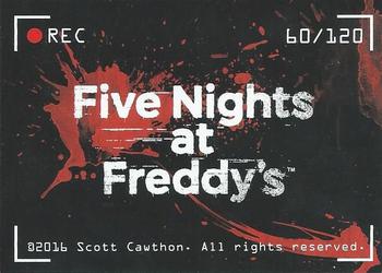 2016 Five Nights at Freddy's #60 Withered Chica's jumpscare Back