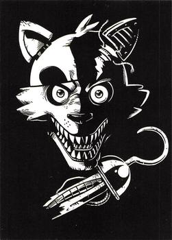2016 Five Nights at Freddy's #87 B&W Foxy portrait Front