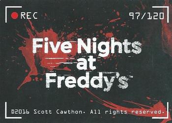 2016 Five Nights at Freddy's #97 Golden Freddy hallway camera Back