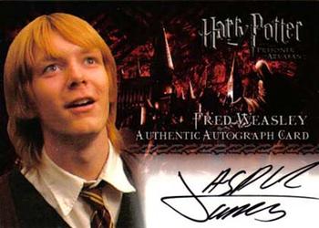 2004 ArtBox Harry Potter and the Prisoner of Azkaban - Autographs #NNO James Phelps Front