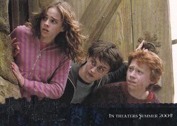 2004 ArtBox Harry Potter and the Prisoner of Azkaban - Silver Foil #04 Hermione Granger / Harry Potter / Ron Weasley Front