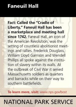 2011 National Park Service Civil War to Civil Rights - Boston National Historical Park #NNO Faneuil Hall Back