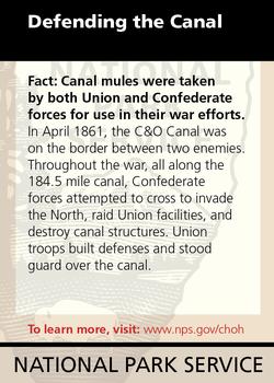 2011 National Park Service Civil War to Civil Rights - C&O Canal National Historic Park #NNO Defending the Canal Back