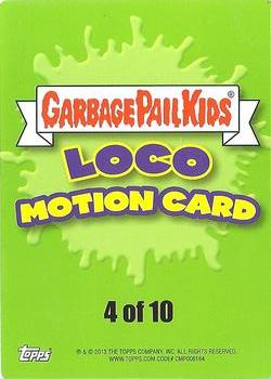 2013 Garbage Pail Kids Brand New Series 3 - Loco Motion #4 Shorned Sean Back
