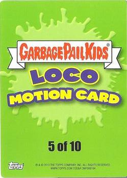 2013 Garbage Pail Kids Brand New Series 3 - Loco Motion #5 Dana Druff Back