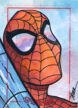 2009 Rittenhouse Spider-Man Archives - Sketches #NNO Javier Gonzalez Front