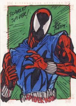 2009 Rittenhouse Spider-Man Archives - Sketches #NNO Brian Kong Front