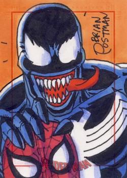 2009 Rittenhouse Spider-Man Archives - Sketches #NNO Brian Postman Front