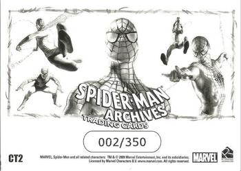 2009 Rittenhouse Spider-Man Archives - Case Topper #CT2 Spider-Man Back