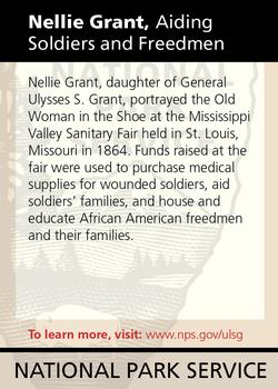2011 National Park Service Civil War to Civil Rights - Ulysses S. Grant National Historic Site #NNO Nellie Grant Back