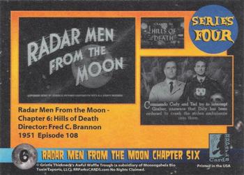 2020 RRParks Cards Series Four #6 Radar Men From The Moon Chapter Six Back
