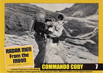 2020 RRParks Cards Series Four - Commando Cody #7 Puzzle - lower right Front
