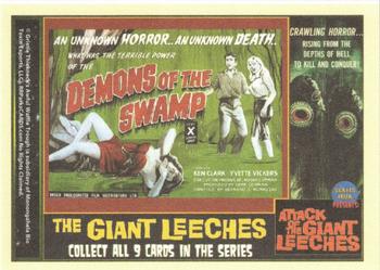 2020 RRParks Cards Series Four - Attack of the Giant Leeches #1 The Giant Leeches lobby card Back