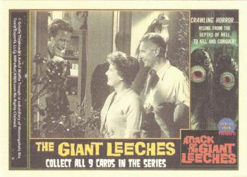 2020 RRParks Cards Series Four - Attack of the Giant Leeches #3 Scene of the leeches in cave Back