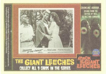 2020 RRParks Cards Series Four - Attack of the Giant Leeches #7 Scene of couple at gunpoint (wide shot) Back