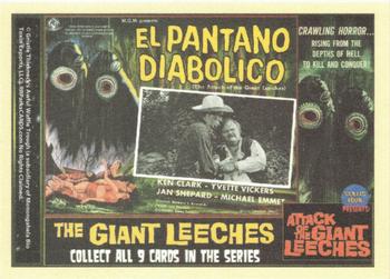 2020 RRParks Cards Series Four - Attack of the Giant Leeches #9 Scene of leeches attacking divers' boat Back