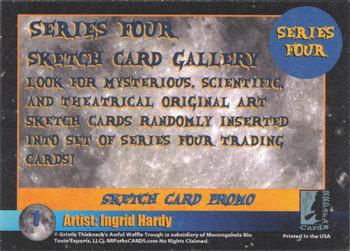 2020 RRParks Cards Series Four - Sketches Gallery Promo #1 Ingrid Hardy Back