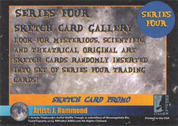 2020 RRParks Cards Series Four - Sketches Gallery Promo #1 J Hammond Back