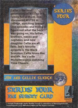 2020 RRParks Cards Series Four - Fans #53 Joe and Callie Sledge Back