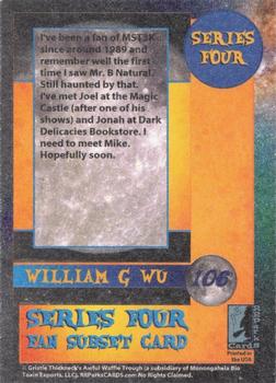 2020 RRParks Cards Series Four - Fans #106 William G. Wu Back
