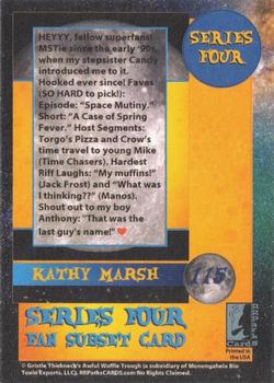 2020 RRParks Cards Series Four - Fans #115 Kathy Marsh Back