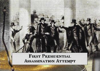 2020 Historic Autographs POTUS The First 36 #54 First Presidential Assassination Attempt Front