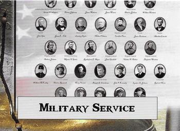 2020 Historic Autographs POTUS The First 36 #68 Military Service Front