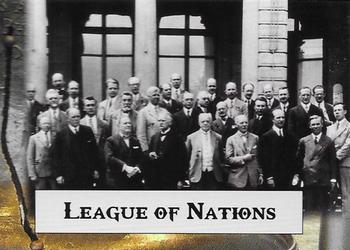 2020 Historic Autographs POTUS The First 36 #94 League of Nations Front