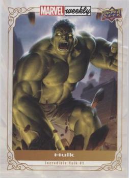2020 Upper Deck Marvel Weekly #9 Hulk Front