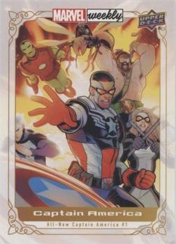2020 Upper Deck Marvel Weekly #16 Captain America Front