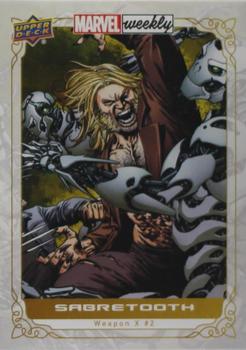 2019 Upper Deck Marvel Weekly - Base Set Achievements #A2 Sabretooth Front
