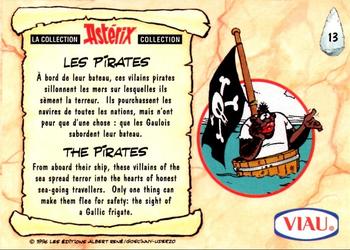 1996 Viau La Collection Astérix #13 Les Pirates Back