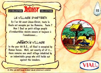 1996 Viau La Collection Astérix #15 Le Village d'Astérix Back