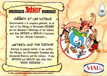 1996 Viau La Collection Astérix #16 Astérix et les Indiens Back