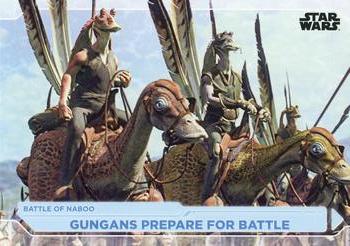 2021 Topps Star Wars: Battle Plans #1 Gungans Prepare For Battle Front
