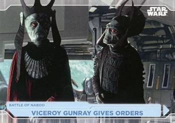 2021 Topps Star Wars: Battle Plans #3 Viceroy Gunray Gives Orders Front